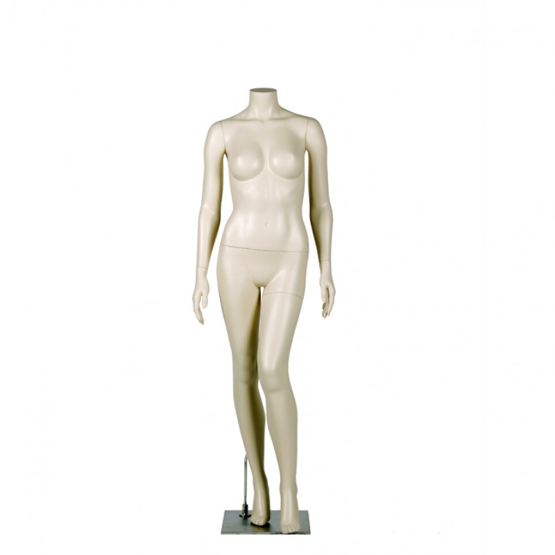 DAME MANNEQUIN – VENSTRE BEN BØJET - DARROL 700-SERIE - NECK-LOCK SYSTEM 