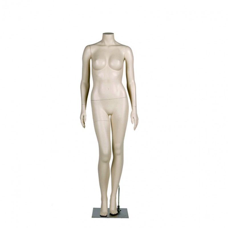 DAME MANNEQUIN – HØJRE BEN BØJET - DARROL 700-SERIE - NECK-LOCK SYSTEM 