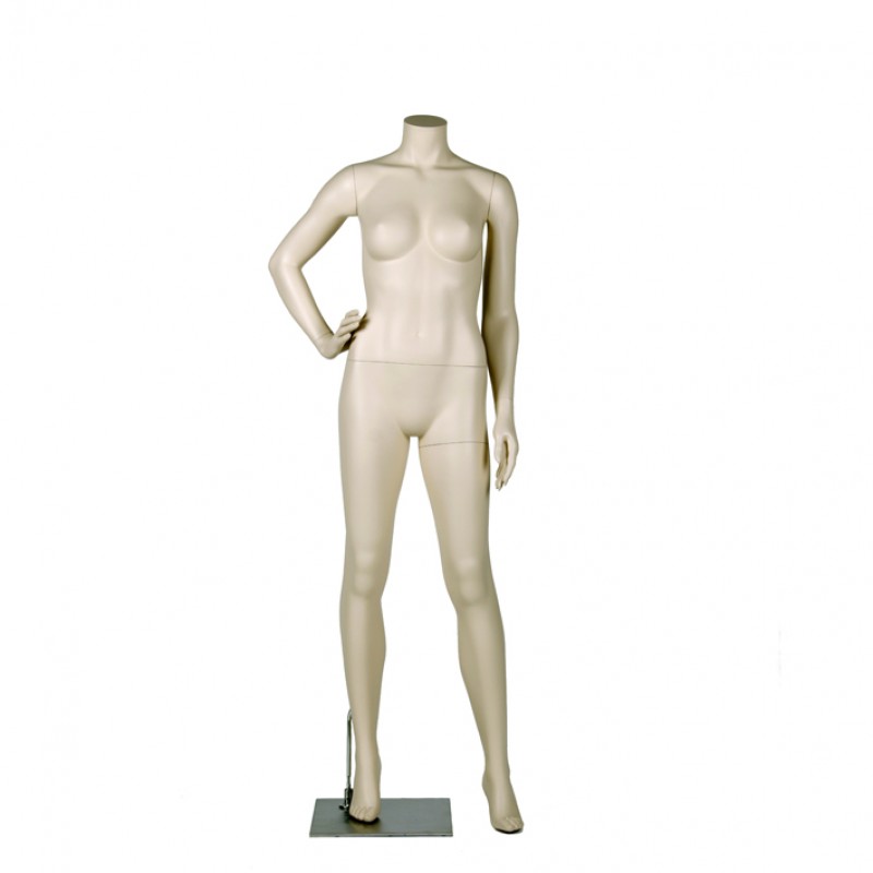 DAME MANNEQUIN – HØJRE HÅND PÅ HOFTE - DARROL 700-serie - NECK-LOCK SYSTEM 