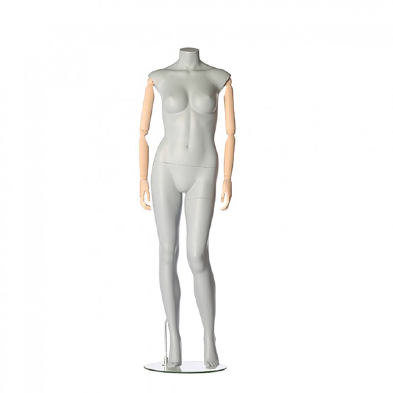 DAME MANNEQUIN – FLEKSIBLE TRÆARME – AFSLAPPET POSITION – DARROL 700-SERIE