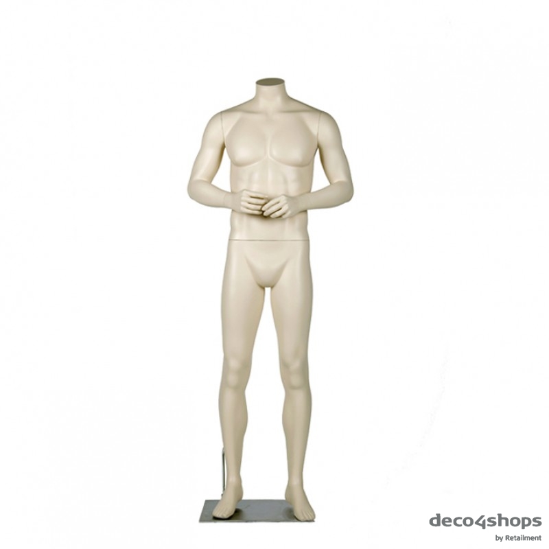 HERRE MANNEQUIN – BØJEDE ARME - DARROL 700-SERIE - NECK-LOCK SYSTEM 