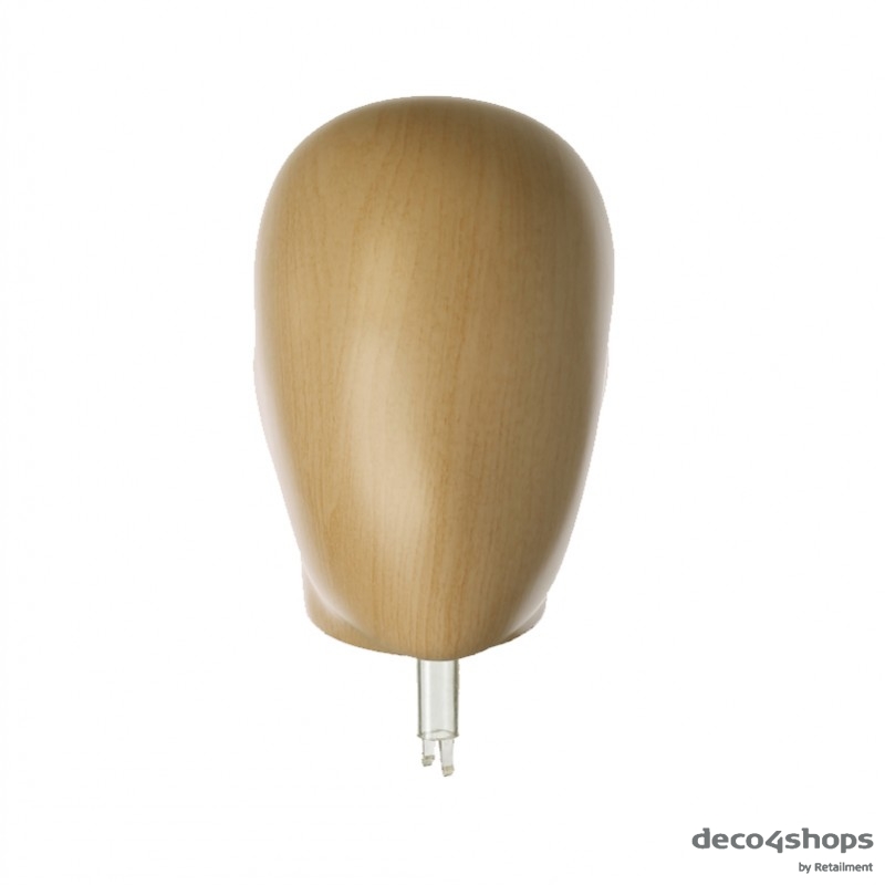 HOVED TIL HERRE MANNEQUIN – ABSTRAKT - LIGHT WOOD LOOK - DARROL 