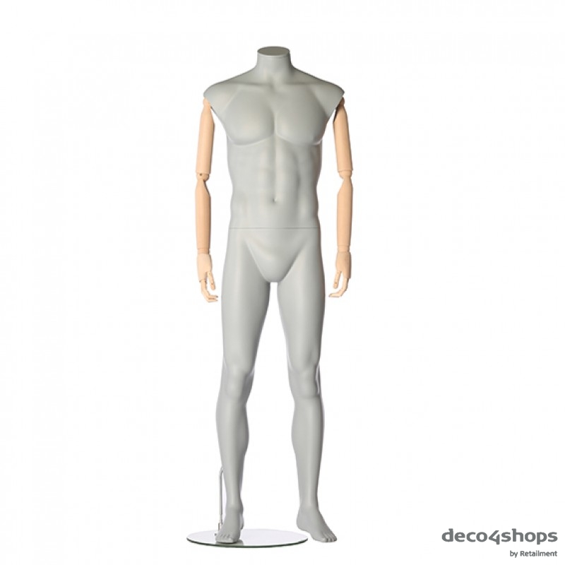 HERRE MANNEQUIN – FLEKSIBLE TRÆARME – NEUTRAL POSITION – DARROL 700-SERIE