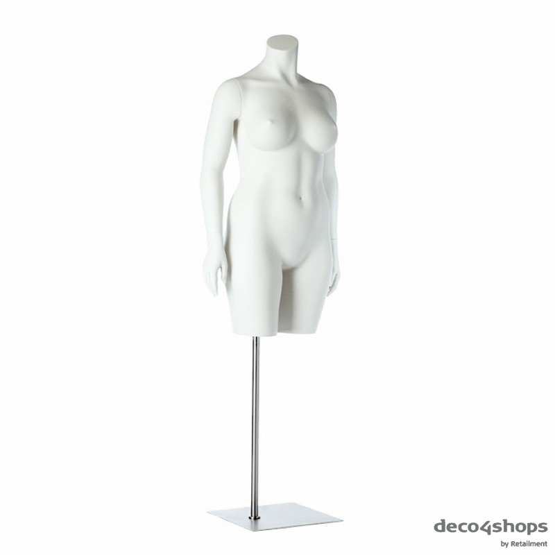DAME TORSO MED ARME - PLUS SIZE - IVORY – HINDSGAUL 